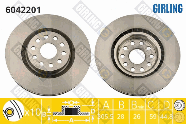 Brake Disc (6042201)