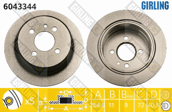 Brake Disc (6043344)