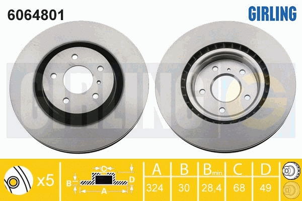Brake Disc (6064801)