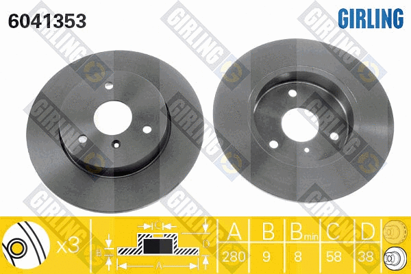Brake Disc (6041353)