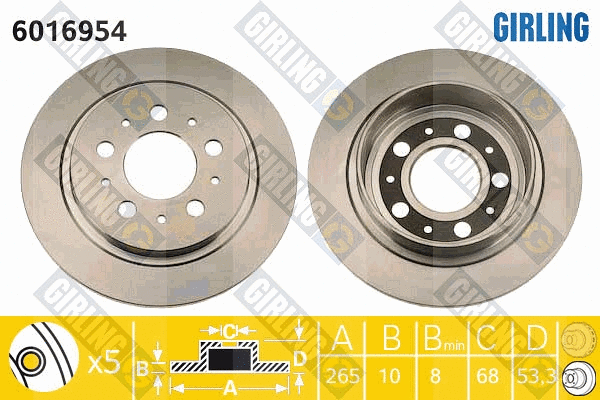Brake Disc (6016954)