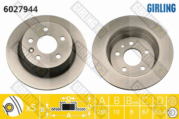 Brake Disc (6027944)