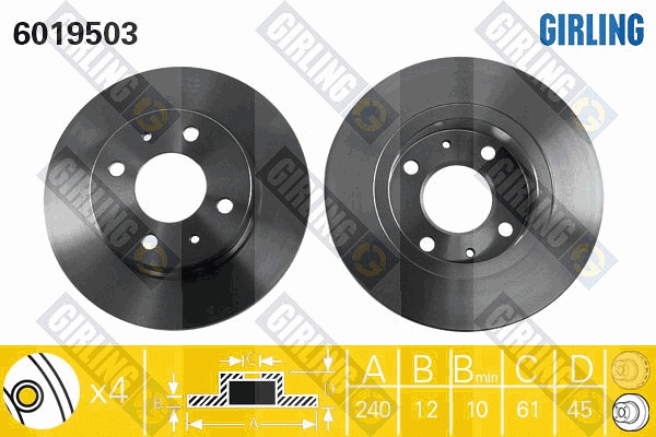 Brake Disc (6019503)