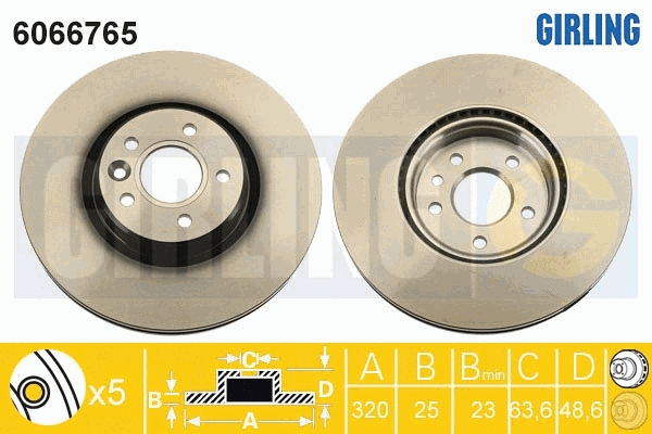 Brake Disc (6066765)