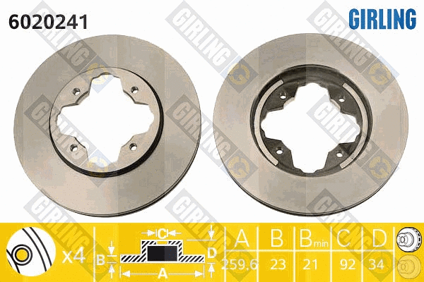 Brake Disc (6020241)