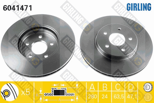 Brake Disc (6041471)
