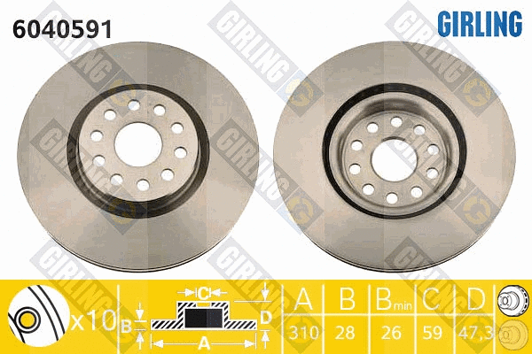 Brake Disc (6040591)