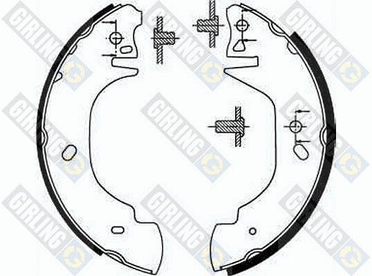 Brake Shoe Set (5186293)