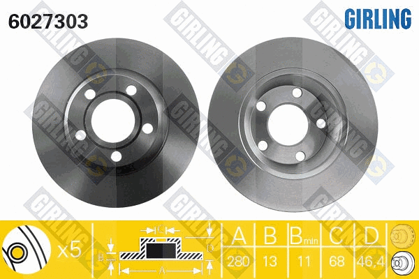 Brake Disc (6027303)