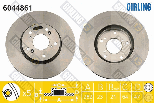 Brake Disc (6044861)