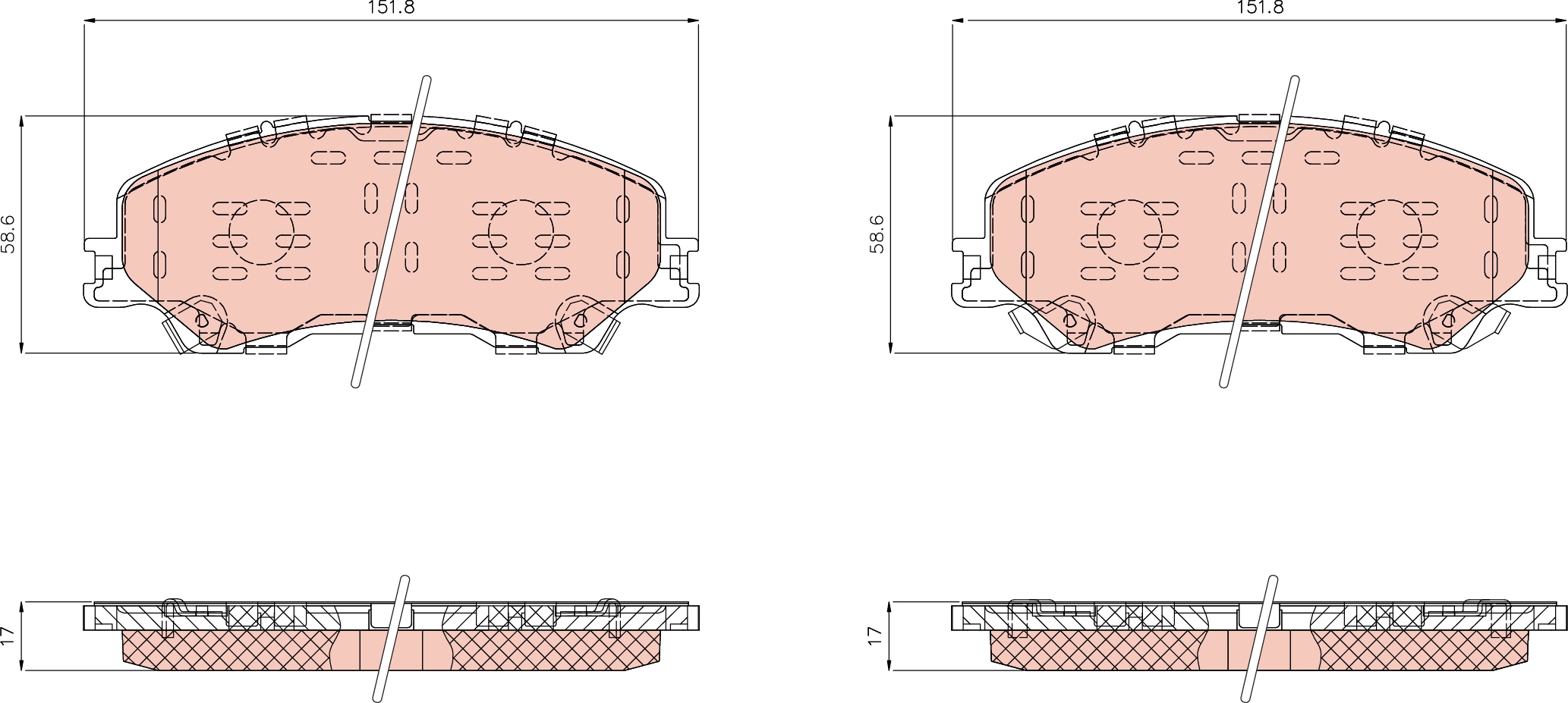 Brake Pad Set, disc brake (6183419-1)