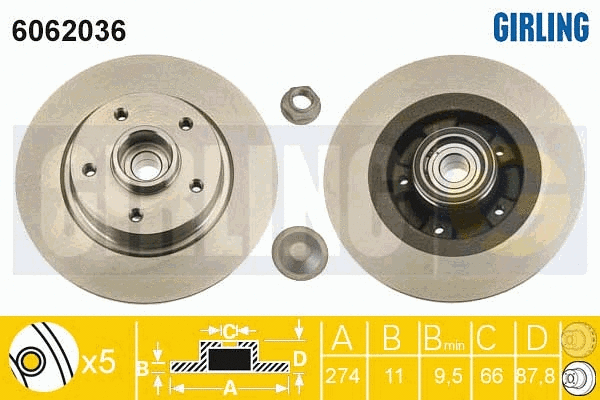 Brake Disc (6062036)