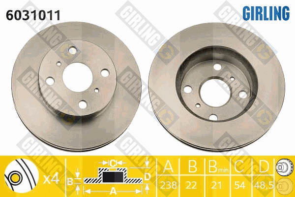 Brake Disc (6031011)