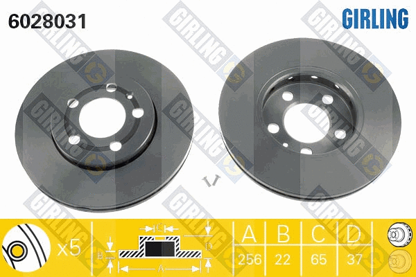 Brake Disc (6028031)