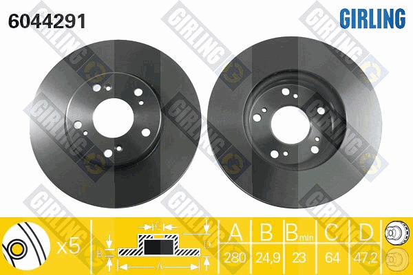 Brake Disc (6044291)