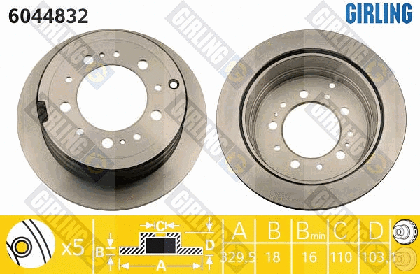 Brake Disc (6044832)