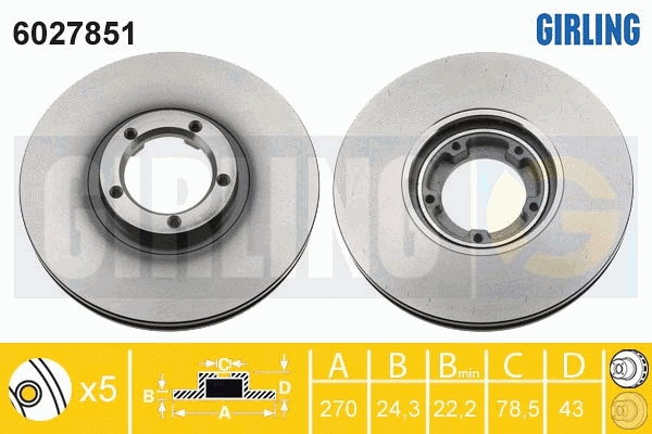 Brake Disc (6027851)