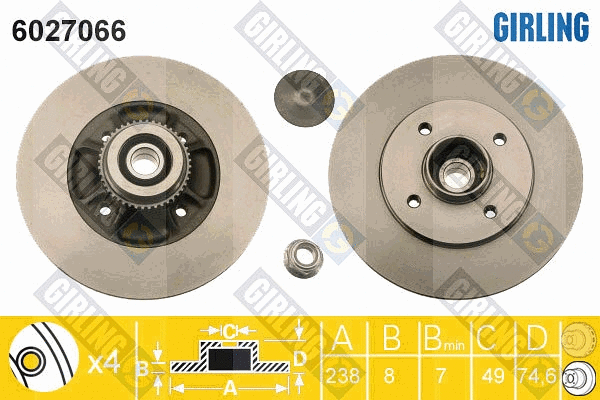 Brake Disc (6027066)