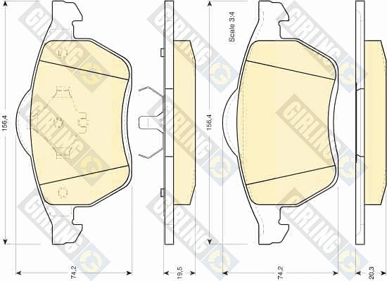 Brake Kit, disc brake (6411182)