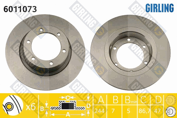 Brake Disc (6011073)
