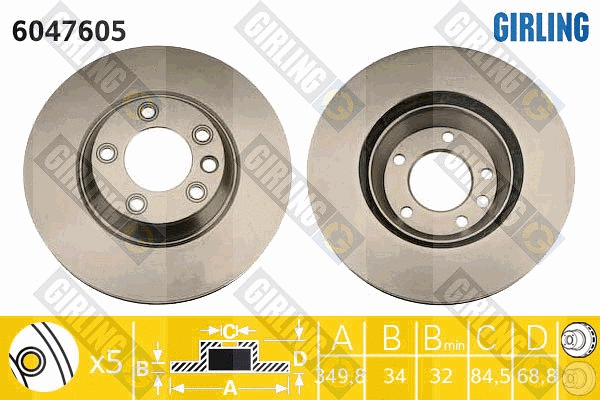 Brake Disc (6047605)