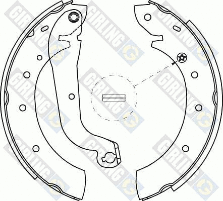 Brake Shoe Set (5186221)