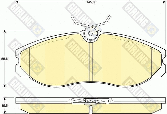 Brake Kit, disc brake (6411051)