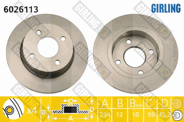 Brake Disc (6026113)