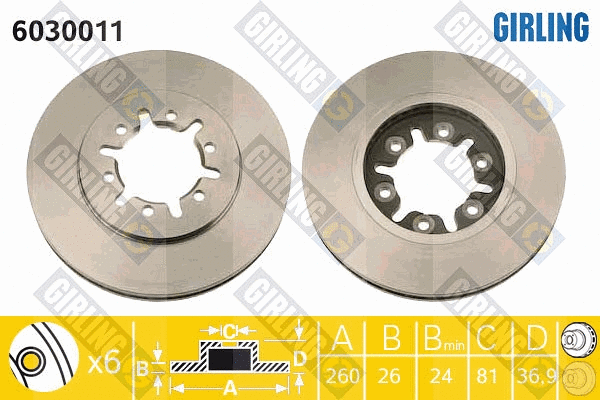 Brake Disc (6030011)