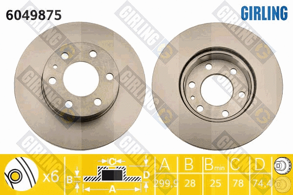 Brake Disc (6049875)