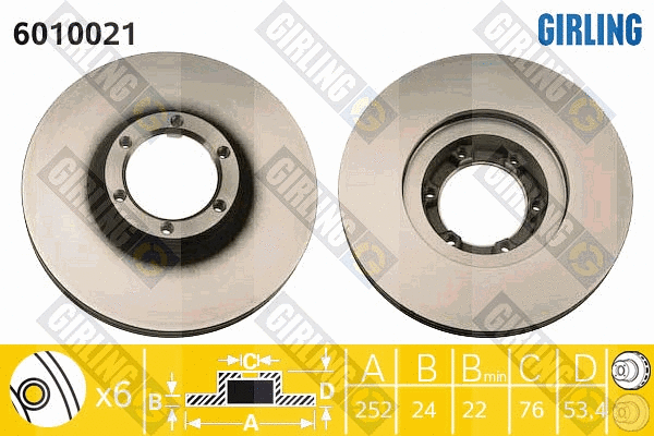 Brake Disc (6010021)