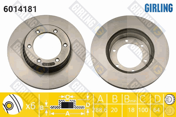 Brake Disc (6014181)