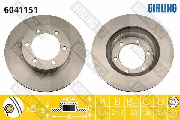 Brake Disc (6041151)