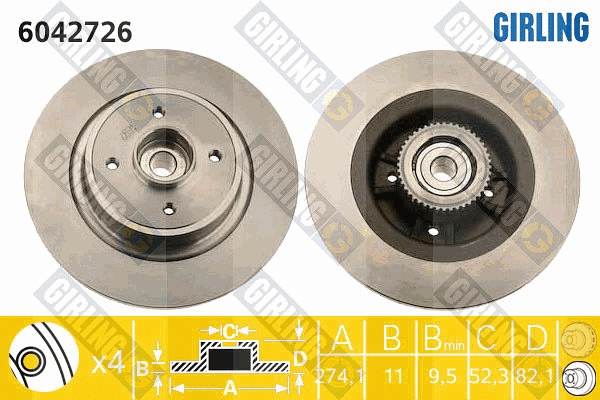 Brake Disc (6042726)
