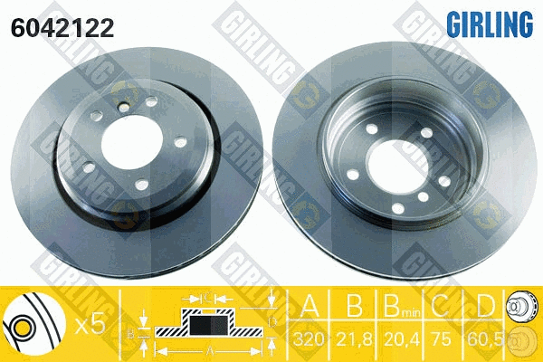 Brake Disc (6042122)