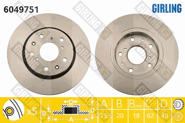 Brake Disc (6049751)