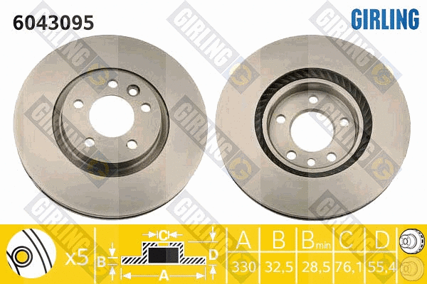Brake Disc (6043095)