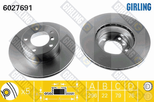 Brake Disc (6027691)