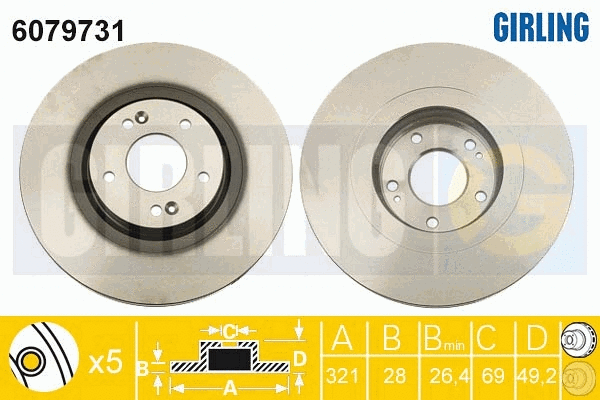 Brake Disc (6079731)