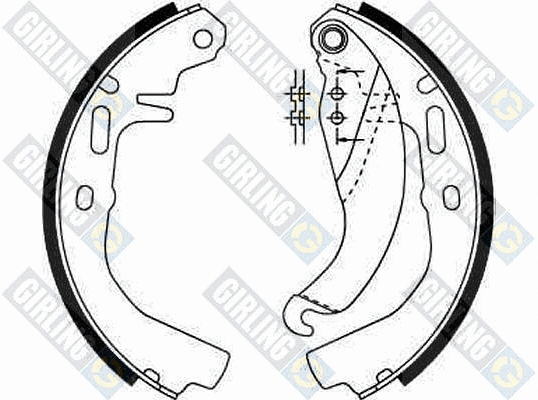 Brake Shoe Set (5161869)