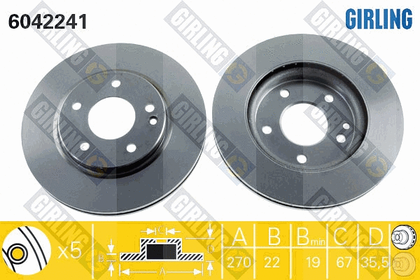 Brake Disc (6042241)