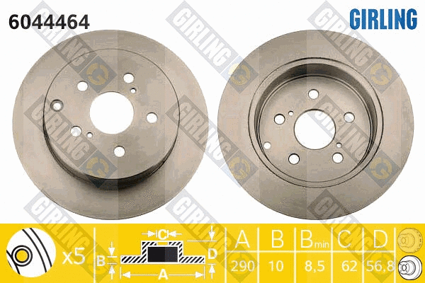 Brake Disc (6044464)