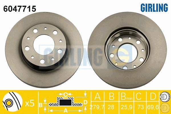 Brake Disc (6047715)