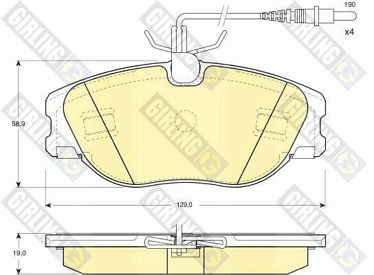 Brake Kit, disc brake (6410741)