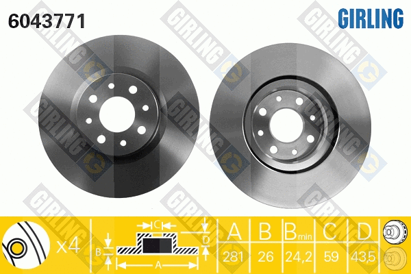 Brake Disc (6043771)