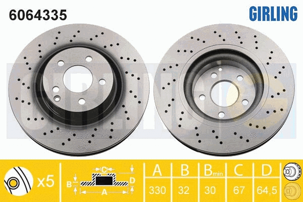 Brake Disc (6064335)