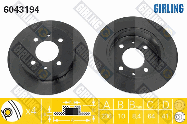 Brake Disc (6043194)