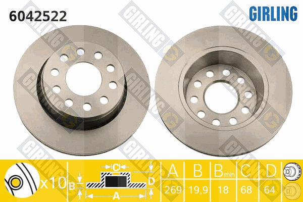 Brake Disc (6042522)
