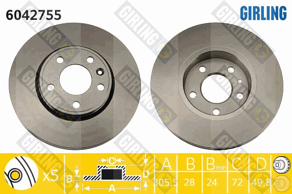 Brake Disc (6042755)