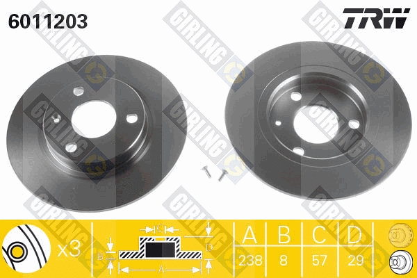 Brake Disc (6011203)